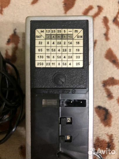 Экспонометр и вспышка