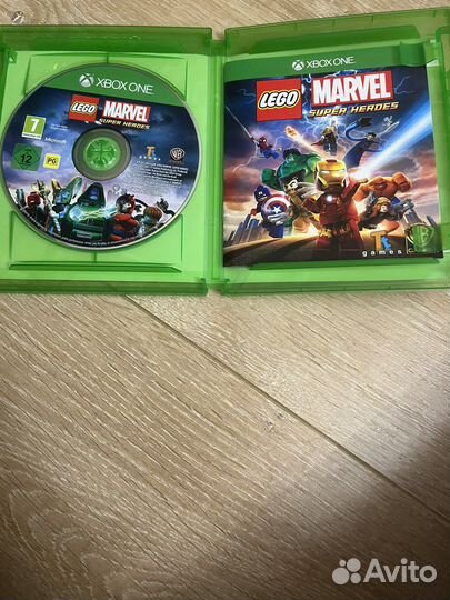 Диск с игрой на Xbox one Лего Марвел супер герои