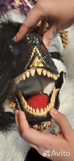 Маска раптора фурри