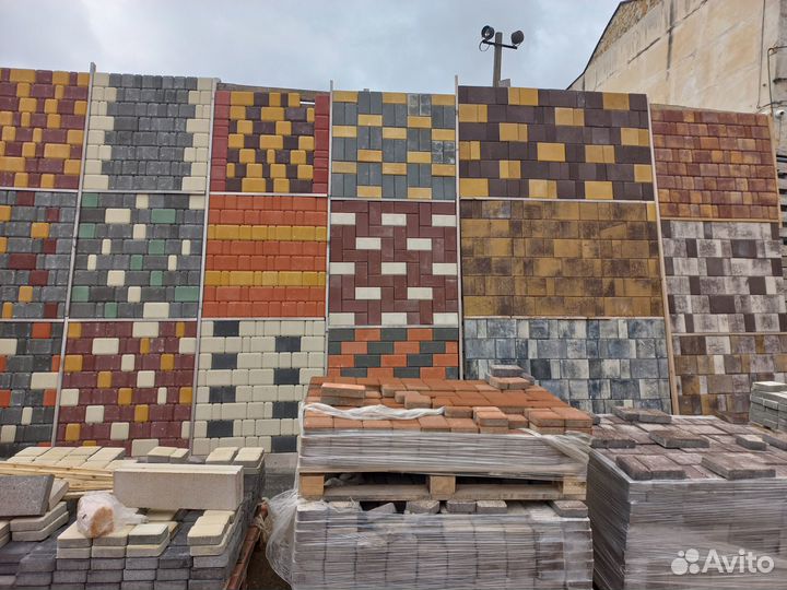 Тротуарная плитка и бордюры