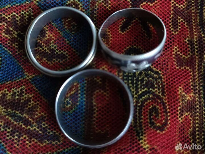 Кольца серебряные