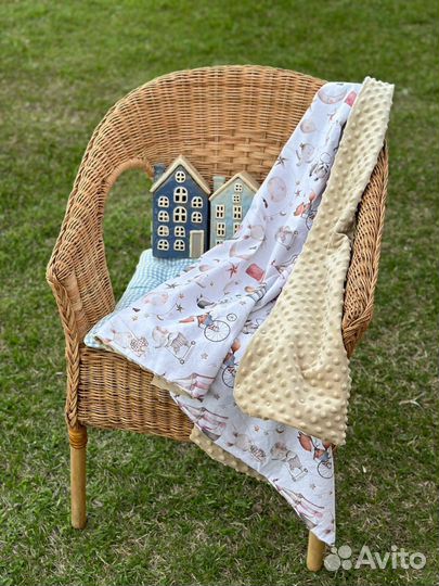 Детский плед ручной работы