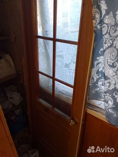 Дверь входная деревянная бу