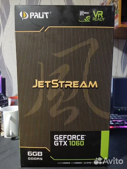 Видеокарта Palit GeForce GTX 1060 jetstream