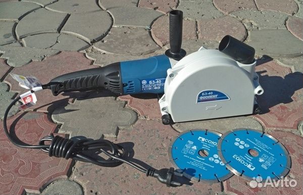 Аренда бороздодела (штробореза)