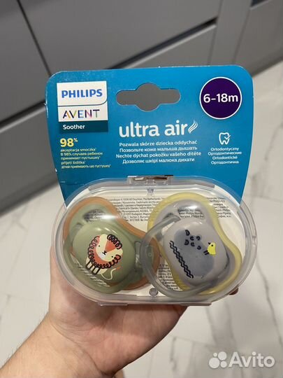 Пустышка avent 6 18