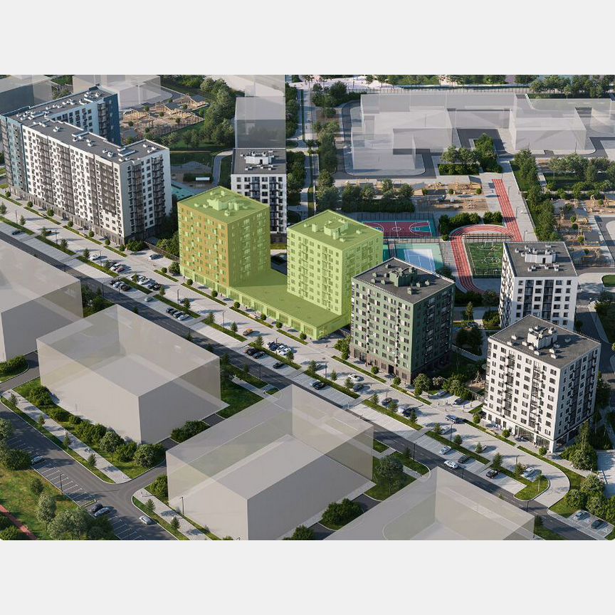 1-к. квартира, 38,2 м², 7/9 эт.