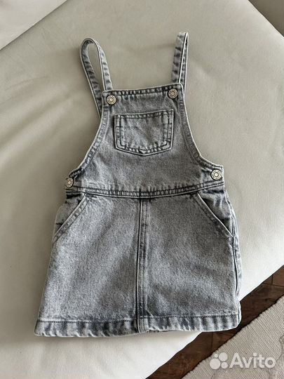 Джинсовый сарафан Mango kids