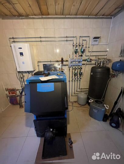 Монтаж котлов, котельных и отопления