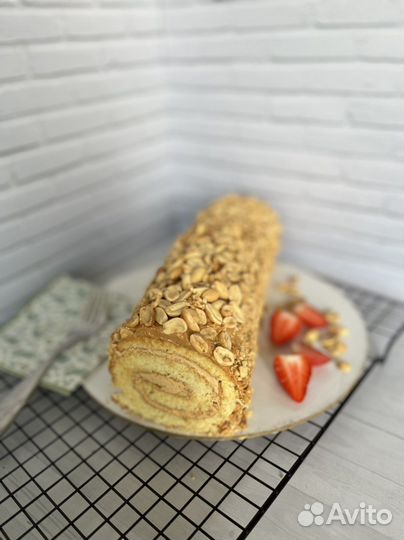 Арахисовый рулет