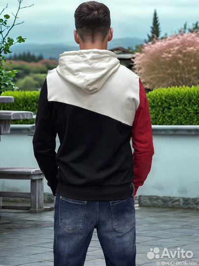 Толстовка трехцветная Tommy Hilfiger