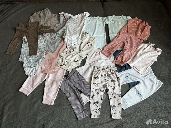 Комплект одежды на девочку 12 месяцев