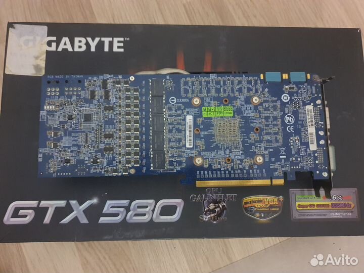 Видеокарта Gigabyte gtx 580