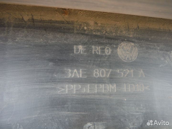 Юбка заднего бампера Volkswagen Passat B7 2013