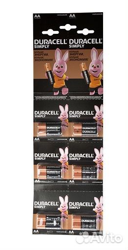 Батарейка Duracell LR6 LR3 BL12, цена за 120шт