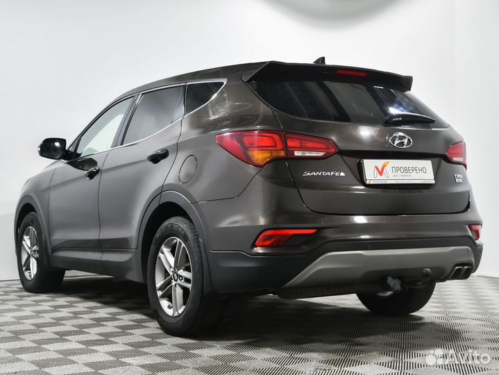 Hyundai Santa Fe 2.2 AT, 2017, 88 536 км