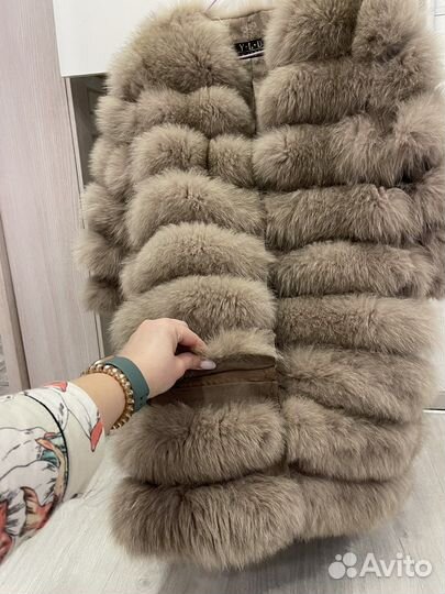 Шуба трансформер песец