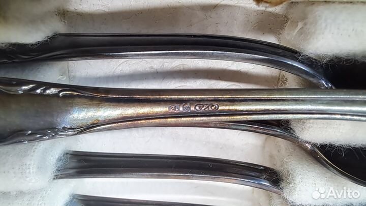 Набор винтажнных кофейных ложек, Германия