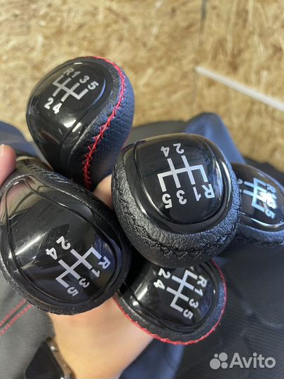 Ручка кпп в стиле vesta(прошитая) с кожухом