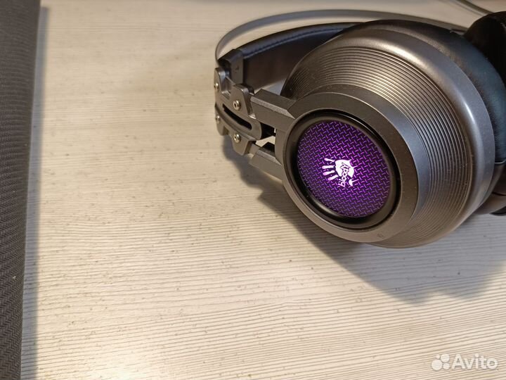 Игровые наушники A4Tech Bloody J527 серый