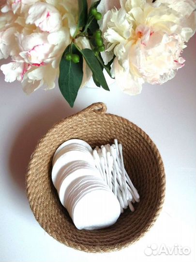 Корзинка из джута