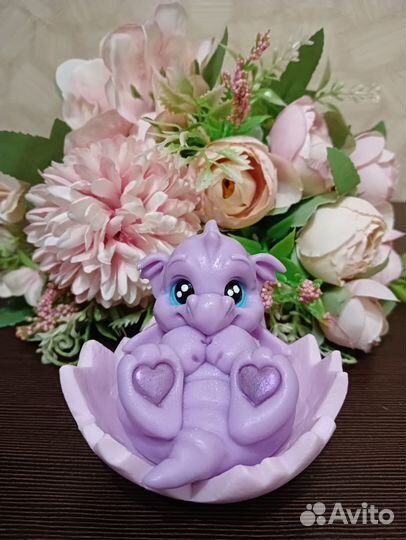 Мыло ручной работы дракон