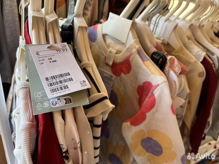 Детские вещи hm новые 68