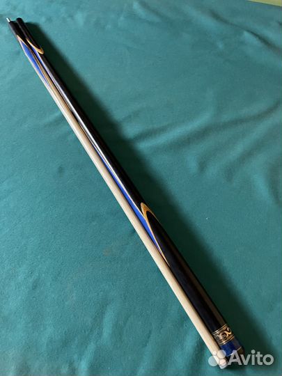 Кий Николаенко для русского бильярда черный граб