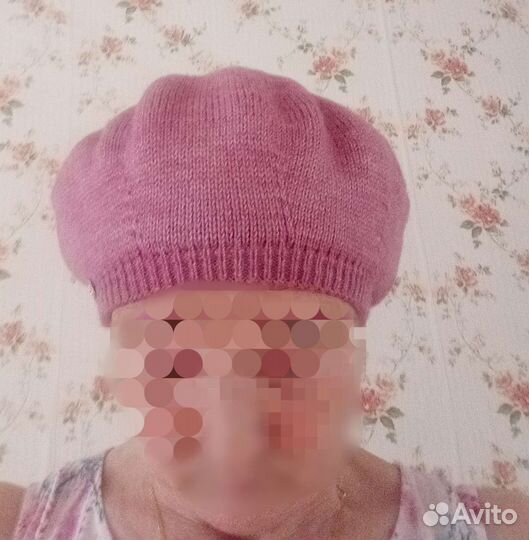 Комплект Женский берет с шарфом