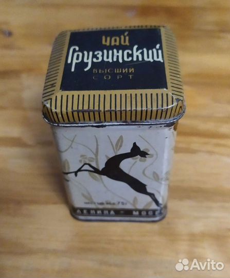 Жестяные коробочки времен СССР