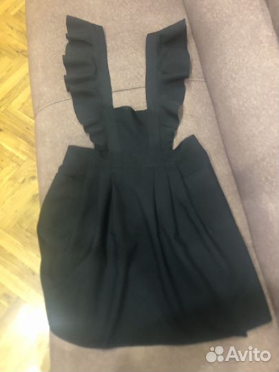 Школьный фартук черный