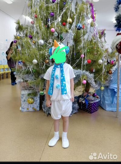 Костюм снеговика, 2-4 года