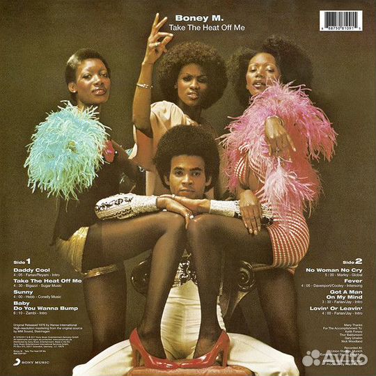 Виниловая пластинка Boney M. take THE heat OFF ME