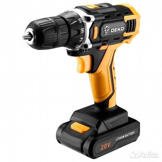 Аккумуляторная дрель-шуруповерт Deko dkcd20FU-Li 0