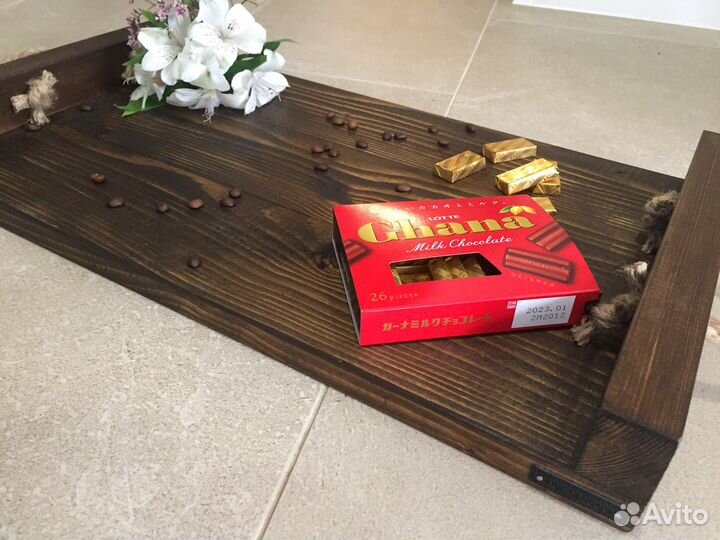 Поднос деревянный