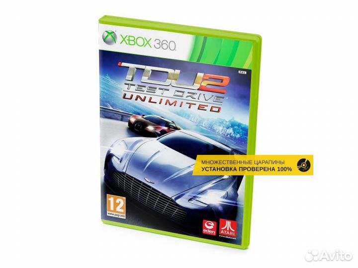Test Drive Unlimited 2, б/у, множ.царап., английск