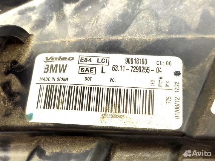 Фара левая (ксенон-адаптивная) USA BMW X1E84