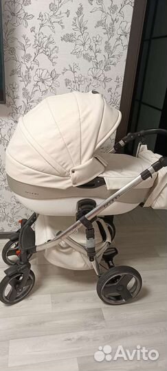 Коляска 2 в 1 Bruno Riko ecco silver