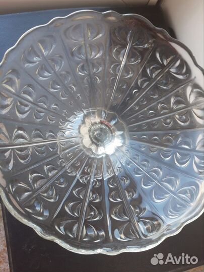 Ваза для фруктов на ножке СССР