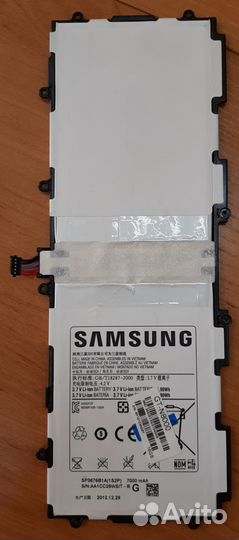 Аккумулятор для планшета samsung