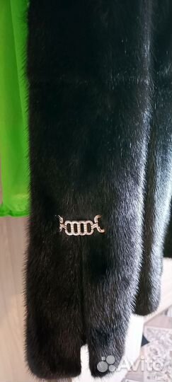Шуба норковая с капюшоном новая