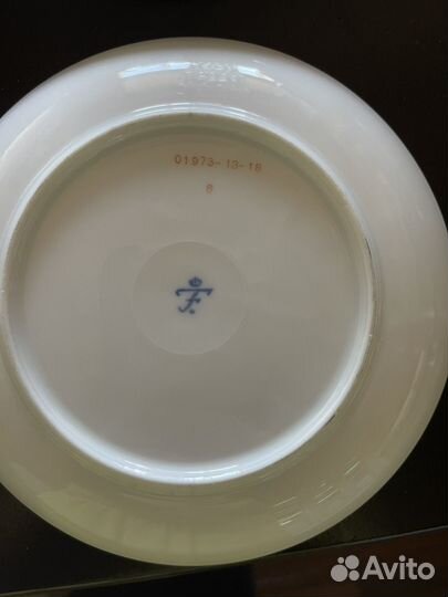 Антикварные тарелки для фруктов германия