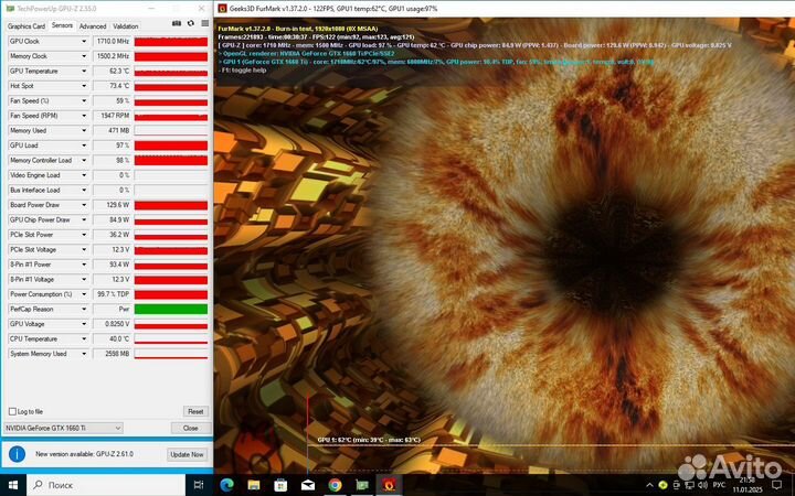Видеокарта GTX 1660 Ti armor 6G OC