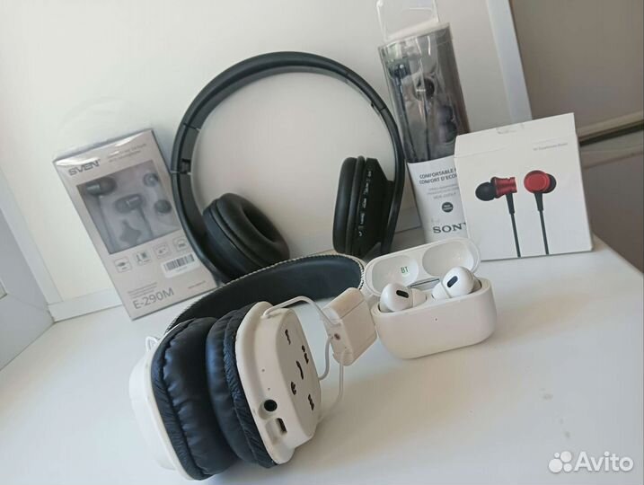 Беспроводные наушники, наушники проводные