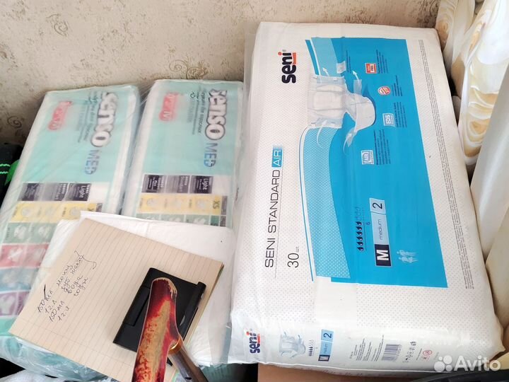 Памперсы для взрослых, размер М 120 шт