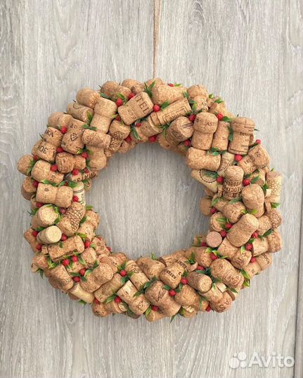 Веночек на дверь для интерьера