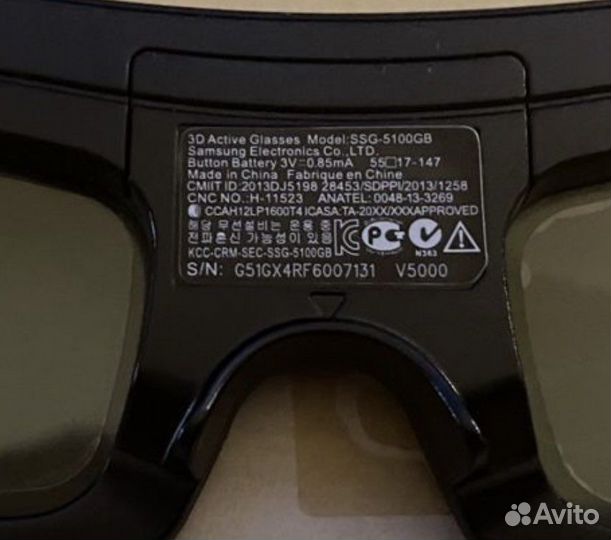 Очки 3 D samsung