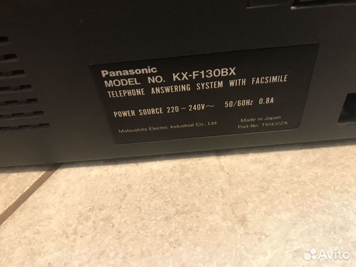 Телефон факс Panasonic KX-F130BX