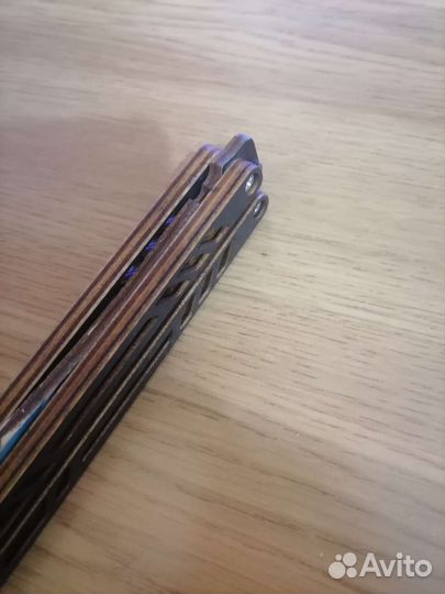 Нож бабочка деревянный