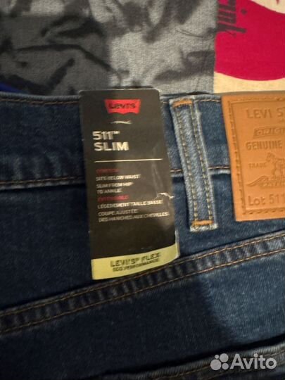 Джинсы мужские levis 511 38/32